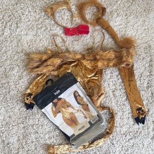 Leg Avenue Gold Lioness Costume Set HALLOWEEN COSTUME